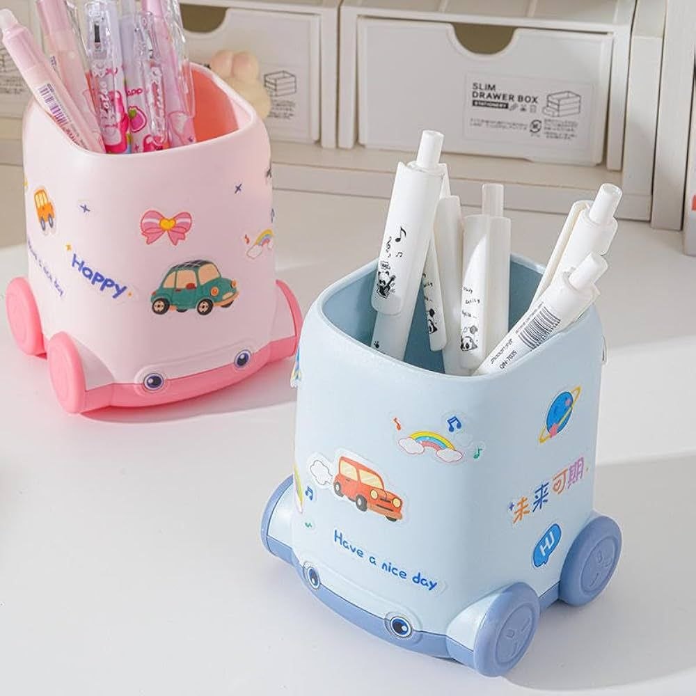CUTE CAR SHAPE PEN HOLDER