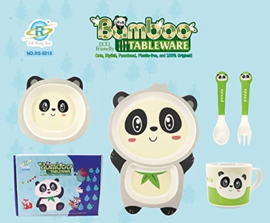 Cute Panda Tableware for Little Ones