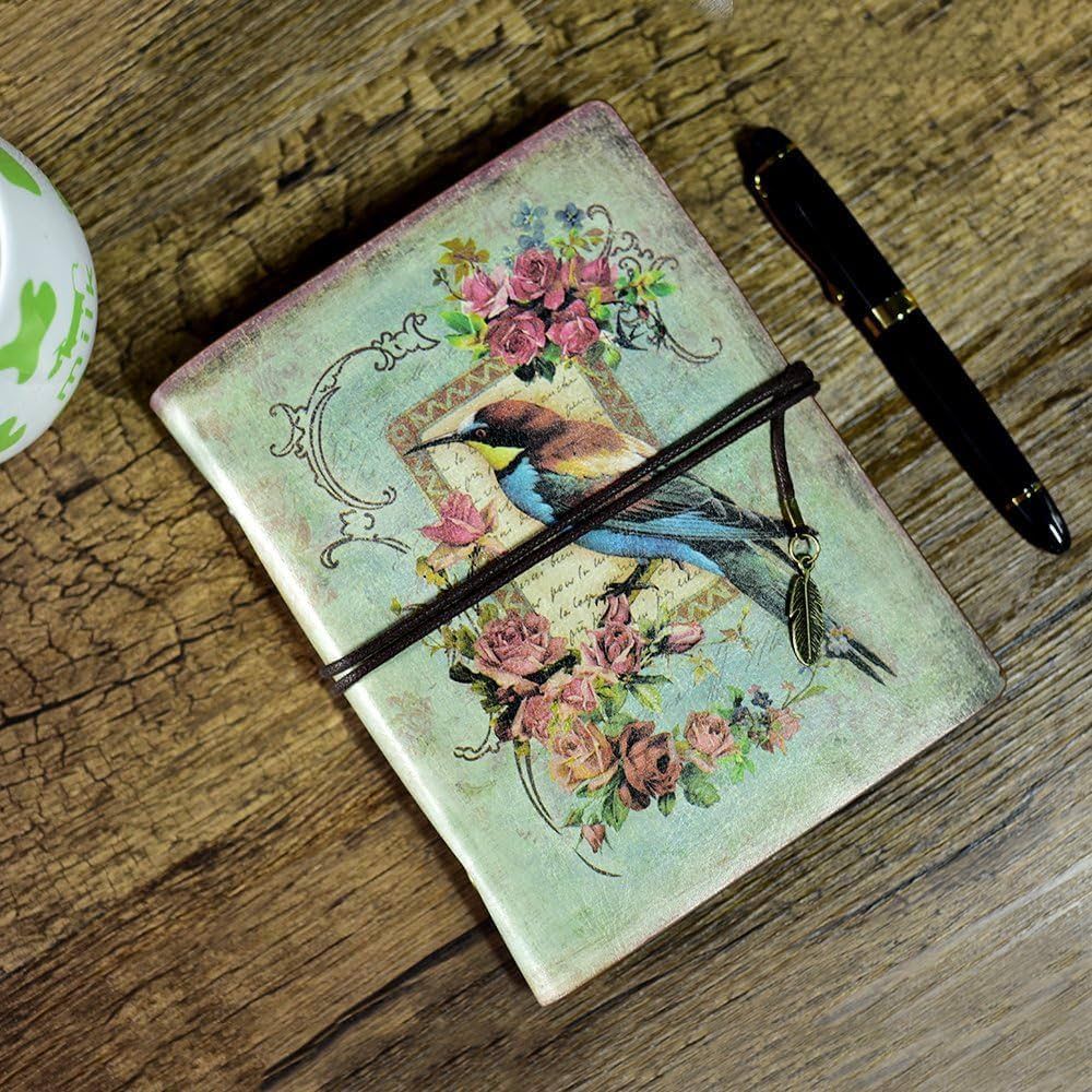 Antique Floral Memo Diary 📖