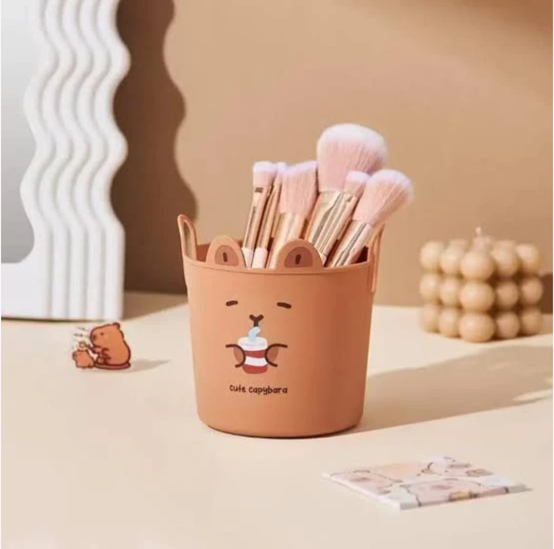 Cute Capybara Storage Bucket 🧸 3