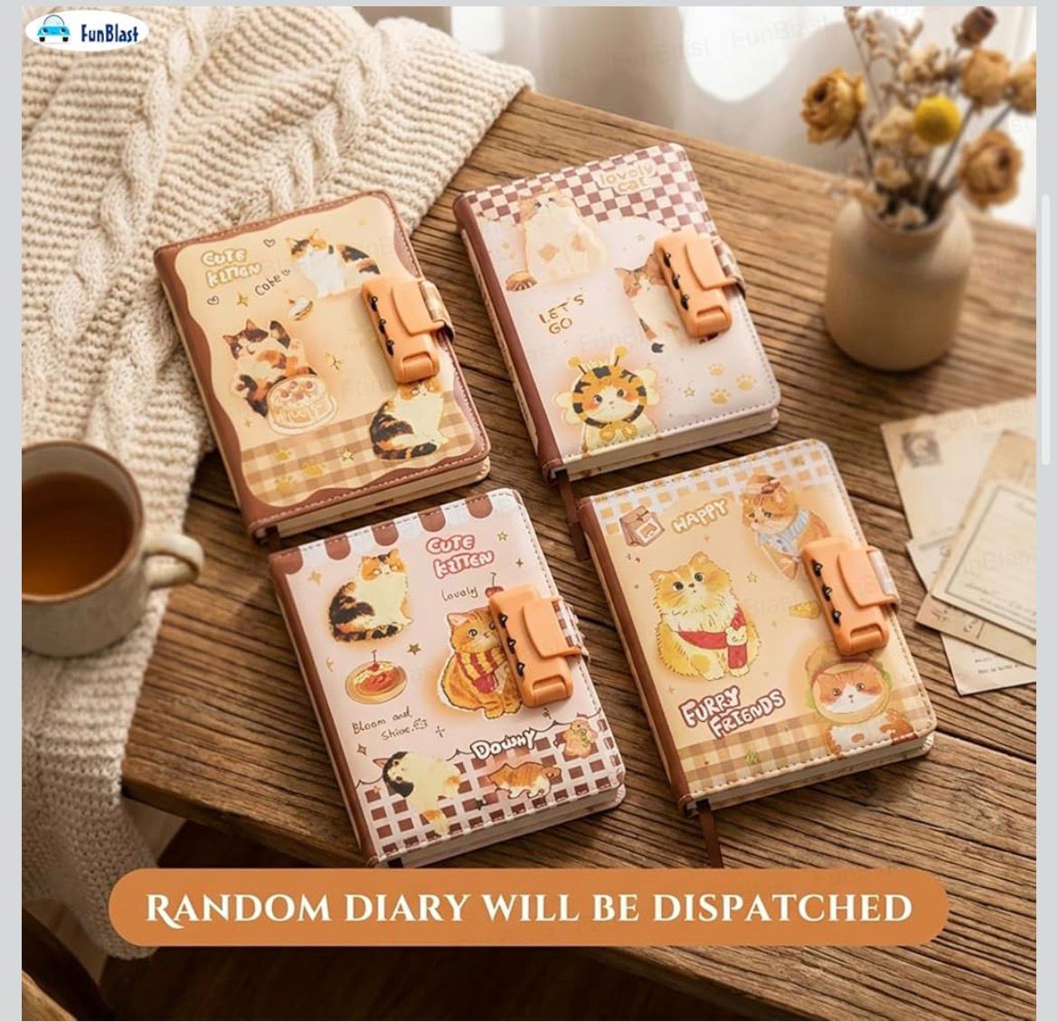 Kawaii Lock Diary 📔🐱