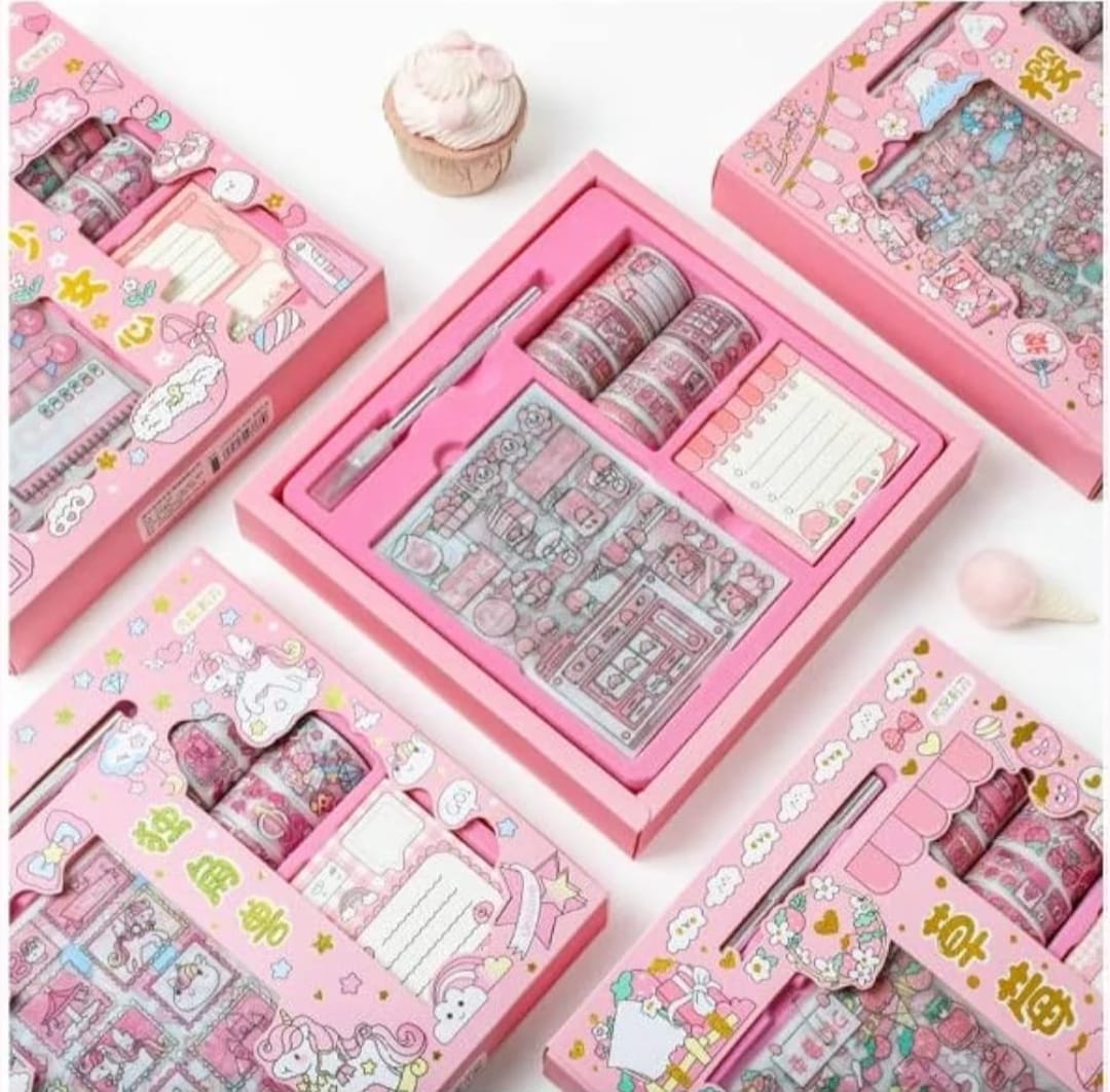 Kawaii Washi Tape & Memo Gift Set 🎀