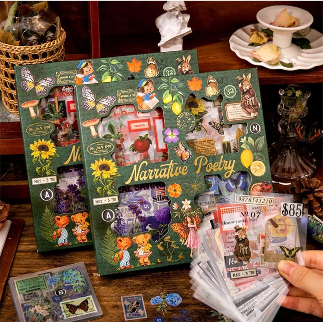 Narrative Poetry Decorative Stickers 3