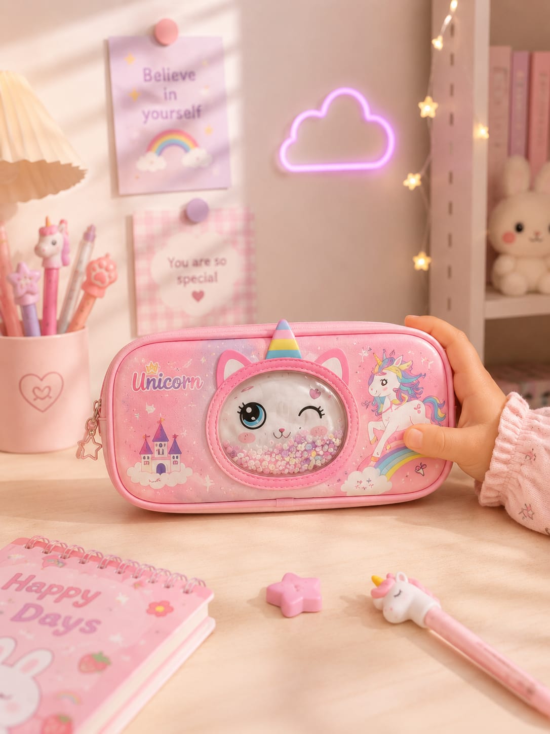 Rainbow Unicorn Pouch 3