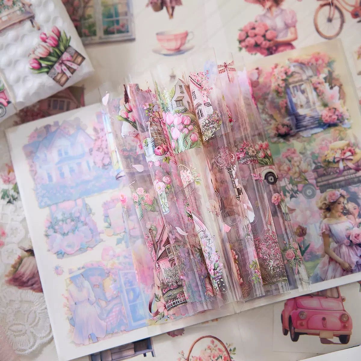 Vintage Garden Sticker Book 3
